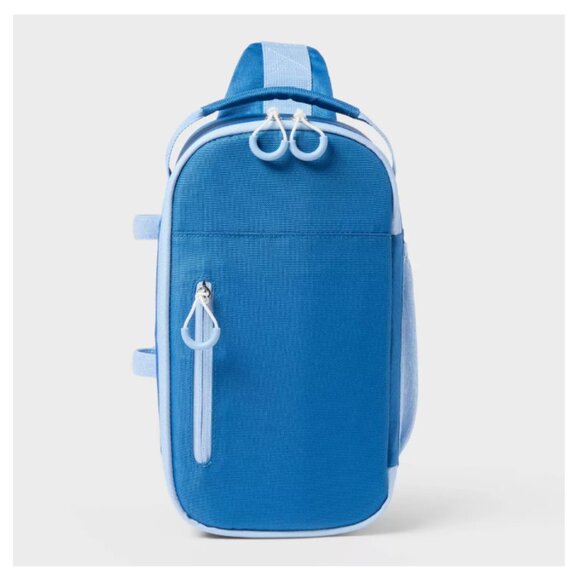 6 Cans/4.5qt Soft Sided Cooler - Sun Squad Blue: Zip Closure - NIB - Picture 1 of 4